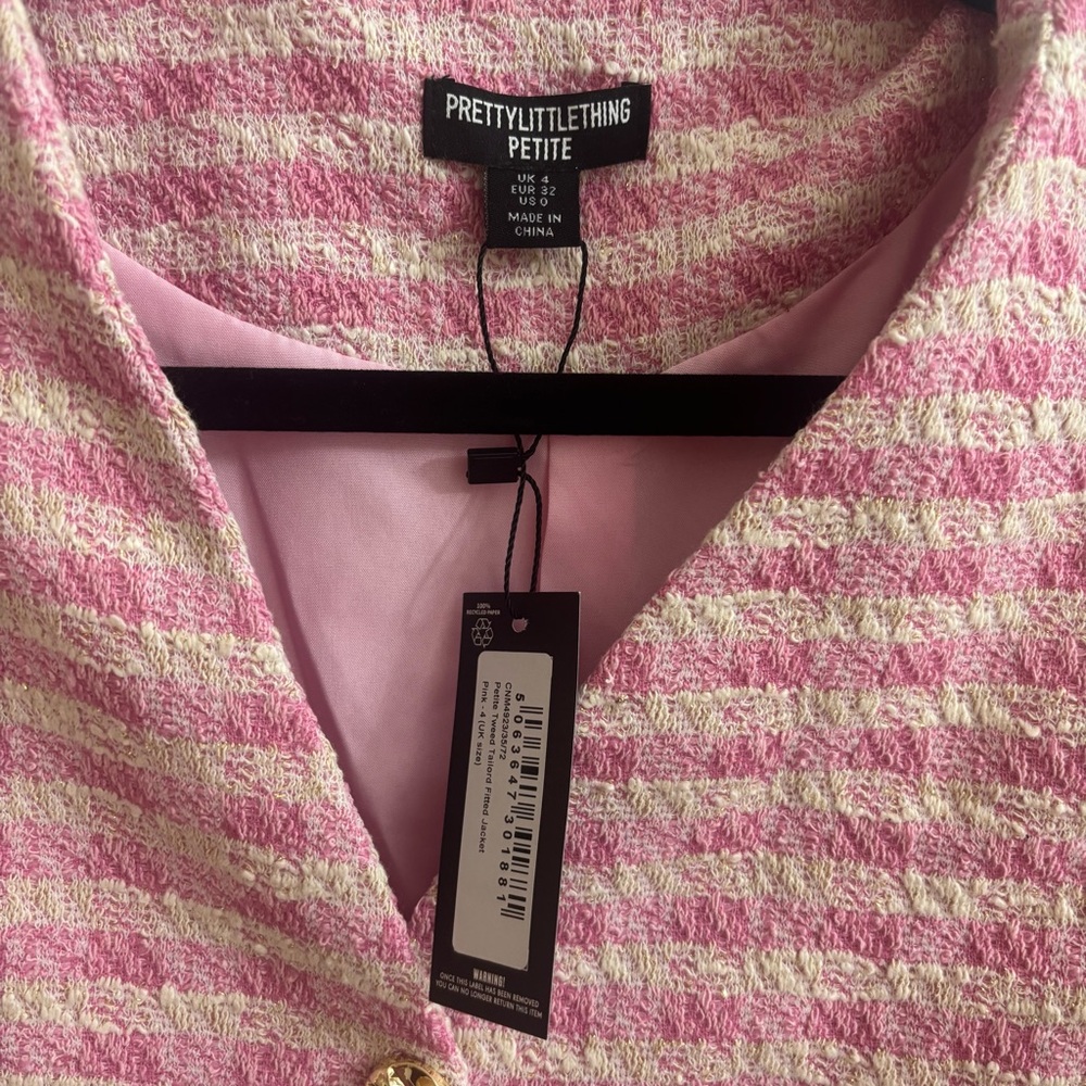 Pink Tweed Jacket - Picture 3 of 4